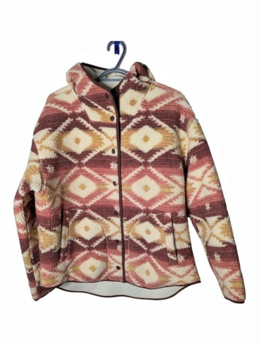 WindRiver Heritage Southwestern Geometric Fleece Jacket Size Large